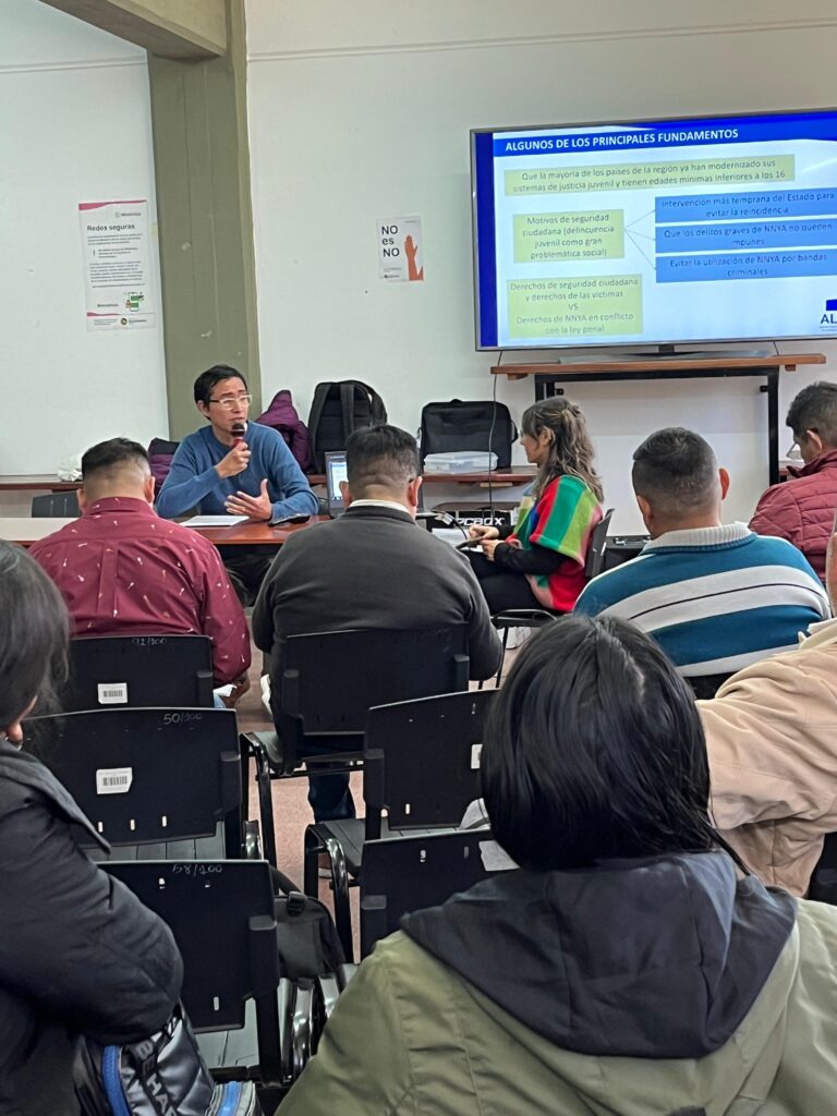 CONVERSATORIO EN LA UNSA SOBRE LA BAJA DE EDAD DE PUNIBILIDAD