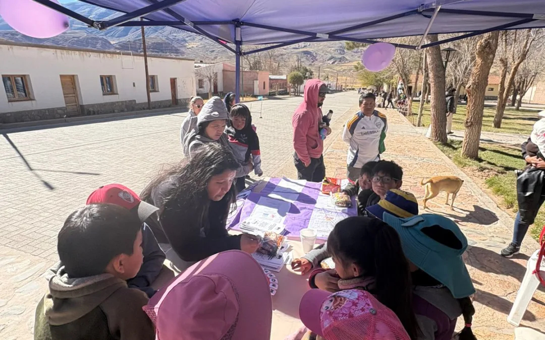 Se realizó la feria de derechos de niñeces y adolescencias en la Poma